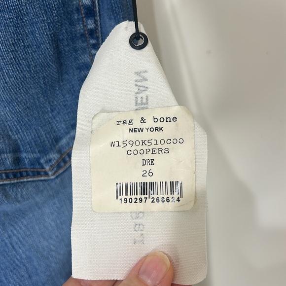 NWT rag & bone/JEAN The Dre Slim Boyfriend Jean in Coopers - Picture 8 of 16